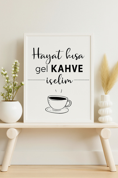 NT Handmade Πλαστικοποιημένο με πλαίσιο PVC Προστατευμένη από UV εκτύπωση "Ας...