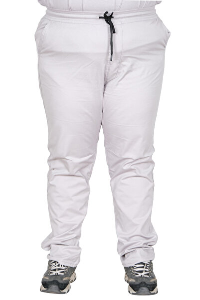 ModeXL Mode XL Real Big Size Γυναικείο Παντελόνι Λινό Jogger Duz Paca Milano ...