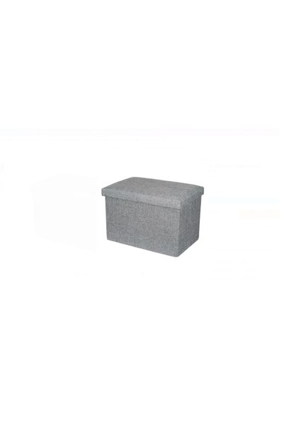 OEM Taburet pliant cu spațiu de depozitare, gri