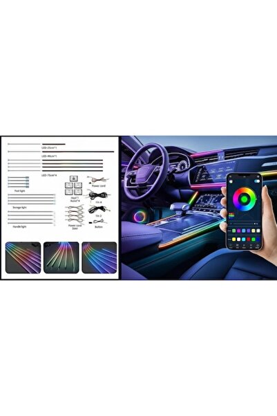 MILARIS ®   Kit de iluminare ambientală RGB 18 în 1