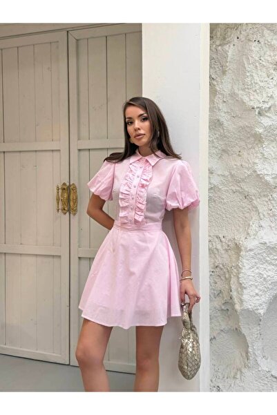 MAXMOOR ZOE Mini Elbise 3142 - Pembe