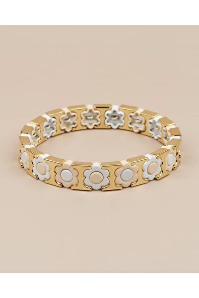 Portakal Esintisi Petalia Gold Transitional Flower Figured Porcelain Coated E...