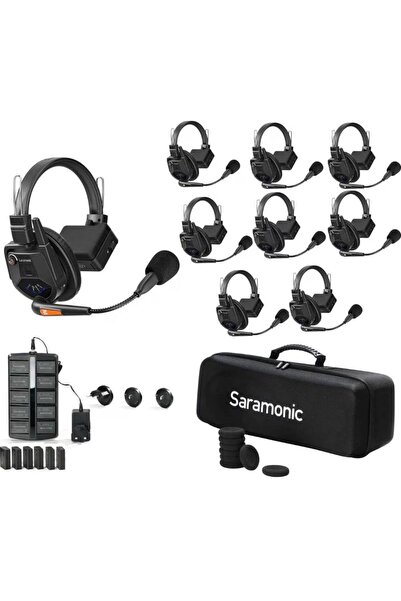 Saramonic Ολοκληρωμένη λύση ενδοεπικοινωνίας WiTalk9 WT8S16xbat, 8 ατόμων, Πλ...