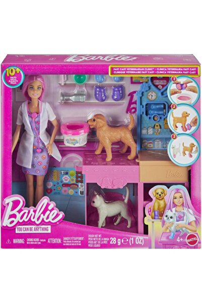 Barbie Μπορείτε να παίξετε με το παιχνιδοσετ - Κτηνιατρικό Κέντρο Γρήγορης Αν...
