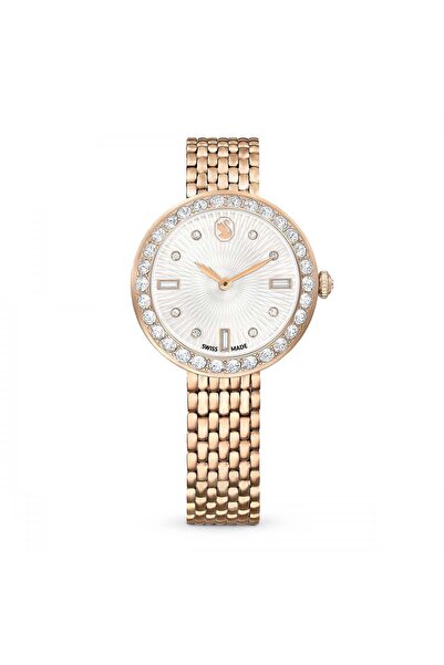 Swarovski Certa Saat Metal Bileklik Rose Altin Tonu Pembe Altin Rengi Yüzey