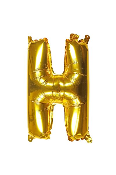 OEM Balon Auriu cu Litera H (40cm)
