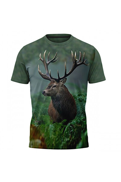 OEM Tricou barbati Cerb , maneca scurta multicolor F013