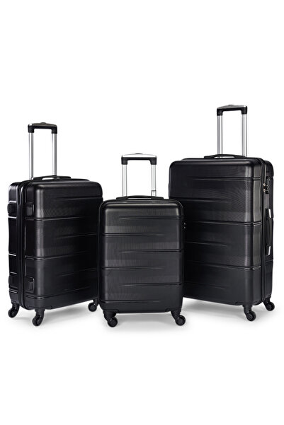 LİMRA 3Pcs Luggage Sets Trolley Travel Bags Modern Luxury Design 28/24/20Inch...