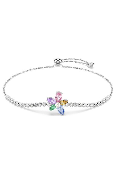 Swarovski Ariana Grande x Bileklik Karışık Kesim Çiçek Çok Renkli Rodyum Kaplama