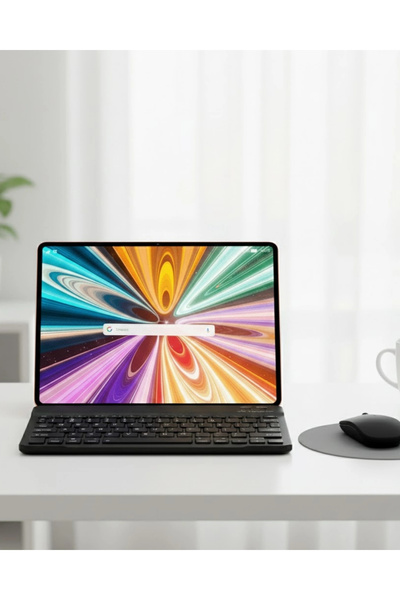 Genel Markalar Klavyeli Tablet PC Kalem Kılıf ve Ekran Koruyucu Hediyeli Andr...