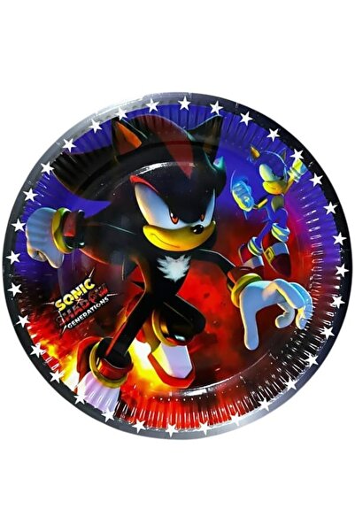 parti show Shadow Sonic Karton Tabak 8 Adet