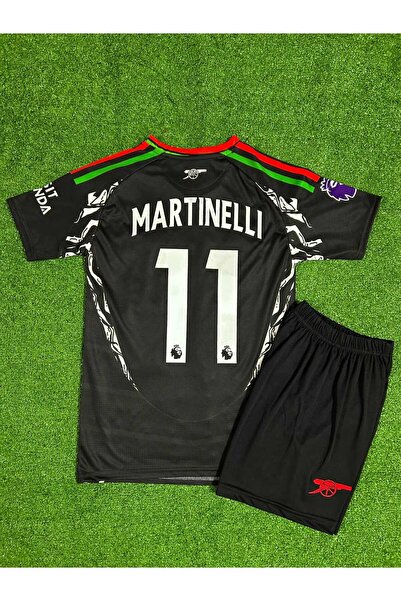 BREATHLESS Arsenal 2024/25 Yeni Sezon Gabriel Martinelli Deplasman Çocuk Form...