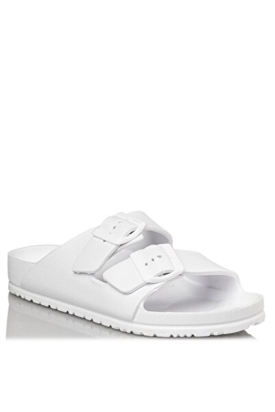 Miss NV SHOES MISS NV Γυναικεία Παντόφλες FLAT SANDALS V96-19086-33 Λευκό