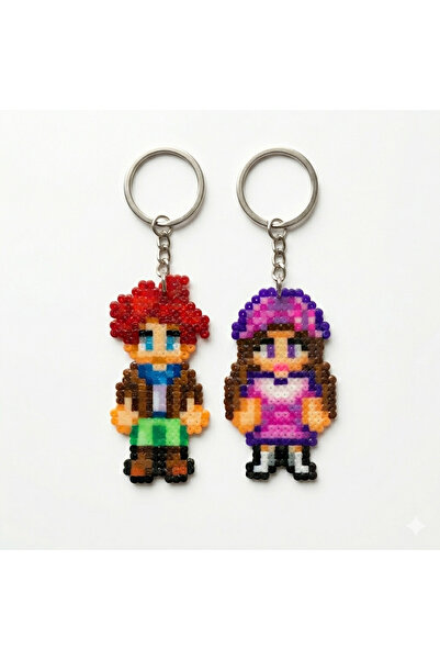 Kerul Stardew Valley Karakterleri Kişiye Özel Couple Çift Anahtarlık