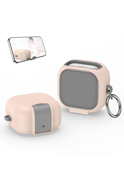 UnDePlus Samsung Galaxy Buds 4 Pro / Buds 4 ile uyumlu Kılıf Standlı Kilitli ...
