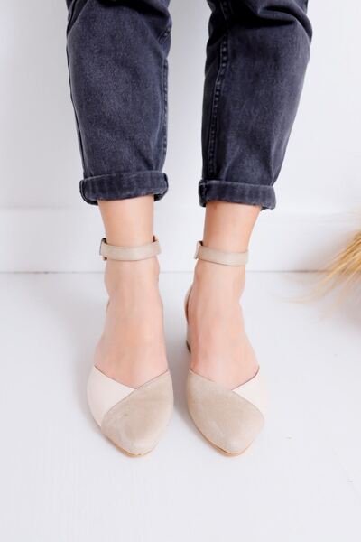 Saadet Kaya Butik Women's Heeled Skin-Suede Shoes