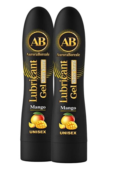 AuroraBoreale Mango Aromalı Premium Kayganlaştırıcı Jel Lubricant Gel 250 ML 2 li Set