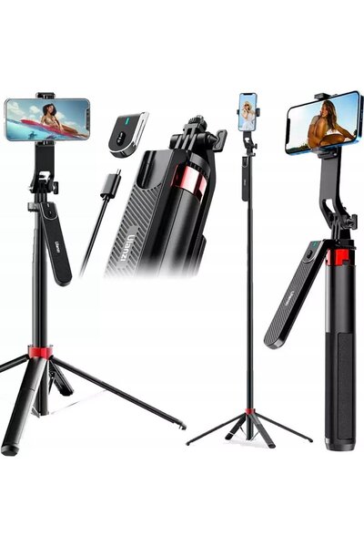 ulanzi Selfie stick Trepied pentru telefon Smartphone 180cm Telecomandă Bluet...