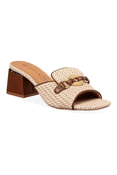 Envie Shoes Γυναικεία Παπούτσια Παντόφλες Mules E37-21110-36 Μπέζ