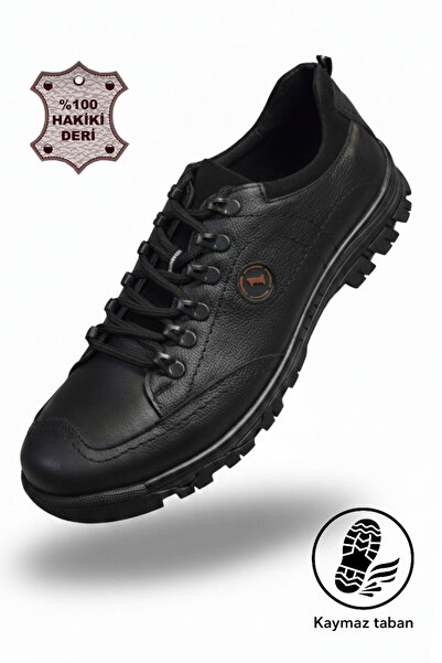 PAPATAY 1205 Genuine Leather Rubber Non-Slip Sole Men's Shoes - Warm Lining L...
