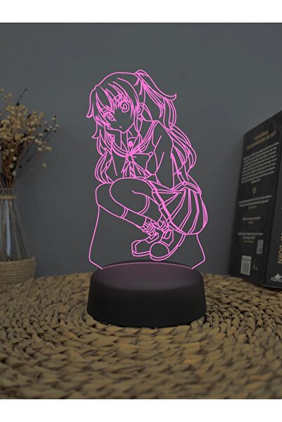 Yubi Design Nao Tomori , Charlotte - Pilli & Type-C Anime Dekoratif Hediye Lamba