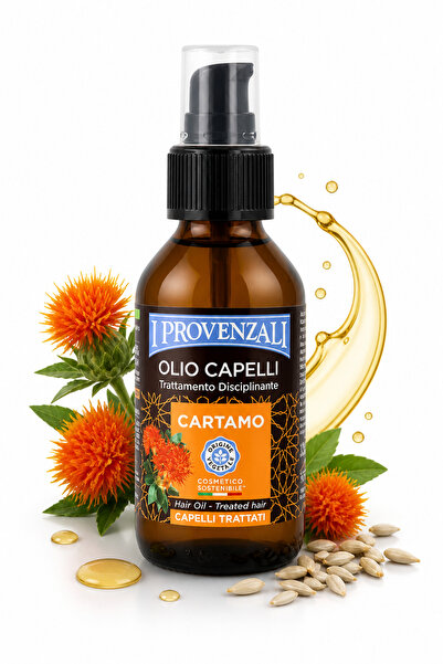 I Provenzali Ulei Păr Cartamo 100 ml – Trattamento Disciplinante cu Ulei de Ș...