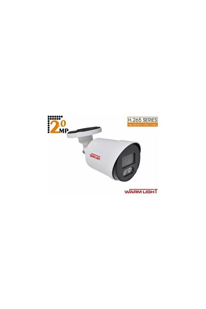 SPY SP-722B-FW 2.0 Mp 3,6 mm Lens 3500K Soft Warm Lıght Ir Plastik Bullet Ip ...