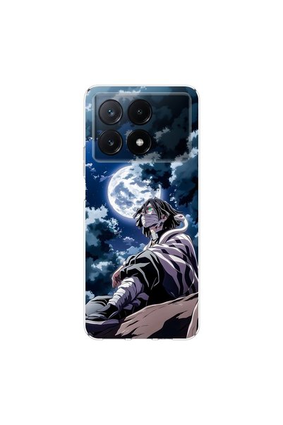 PPKin حافظة شفافة متوافقة مع Poco X6 Pro بتصميم Anime 4/4