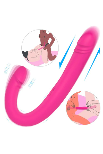 Barnett Şarjlı Otomatik İleri Geri Hareketli ve Titreşimli Strapless Çift Yönlü Yapay Penis Vibratör