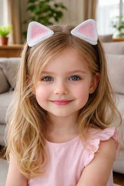 linays Handmade Cat Ear Hair Clip - Girls' Hair Accessories - Cute Braided Ha...