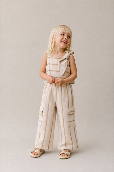 Tifina Kids Djevojački set od 2 delova sa detaljima u vidu mašne, bluza od mu...