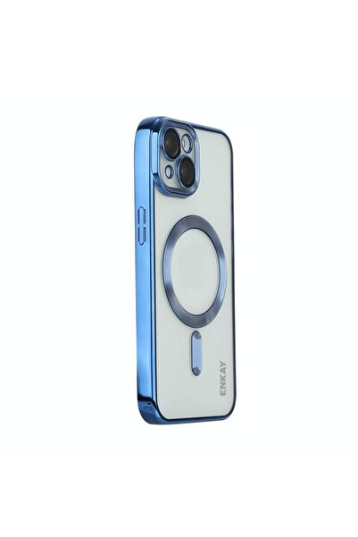 ENKAY Electroplated MagSafe Θήκη Σιλικόνης Dark Blue (Apple iPhone 13)