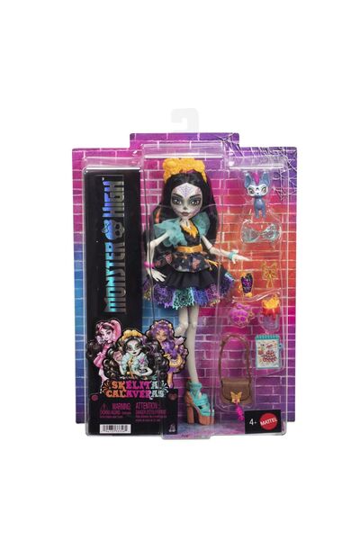 mattel MONSTER HIGH PĂPUȘĂ SKELITA CALAVERAS CU ACCESORII