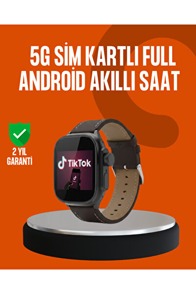 taştekin global SIM Kartlı Akıllı Saat AMOLED Ekran Android Sistem
