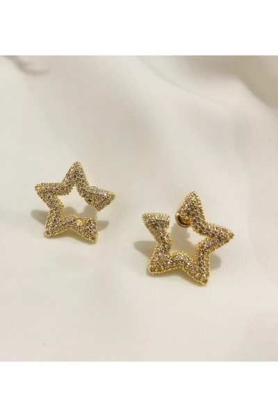 Home Jewelled Star Earrings