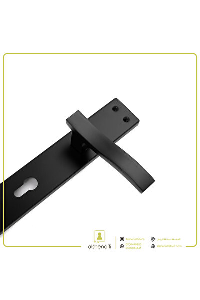 OMES مقبض باب بليت JA 7566 BLACK