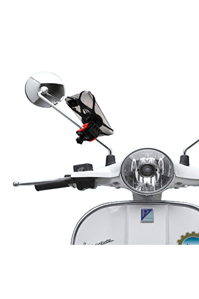 resolut Vespa uyumlu ultra güçlü mıknatıslı ayna bağlantılı telefon tutucu