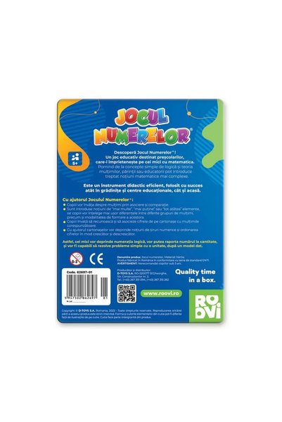 D-Toys Educational Game Jocul Numerelor