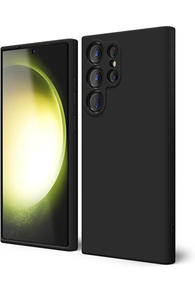 bestcase Husă Premium din Silicon Lichid + Folie de sticlă Compatibilă cu Sam...