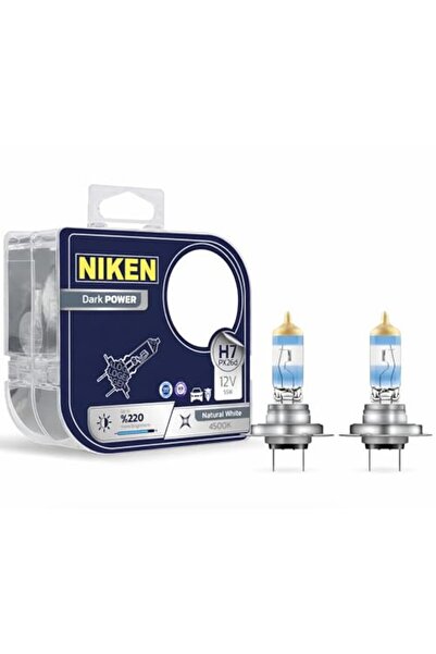 Niken H7 %220 Daha Parlak, 4500K Doğal Beyaz Işık, 12V 55W Trafiğe Çıkış Onay...