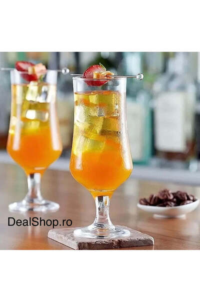 dealshopromania Set de 6 pahare premium LAV Nevakar, 385 ml, pahare elegante ...