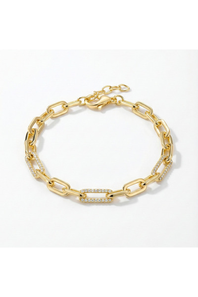PerleJewelry Link Shine Gold Bileklik