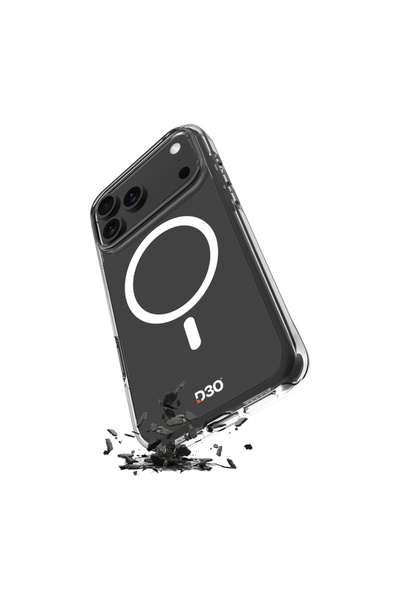 Puro Husă Impact Clear D3O MagSafe pentru iPhone 17 Pro Max - Transparentă