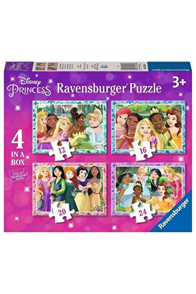 John Hellas Ravensburger Παζλ 4 Σε 1 Πριγκίπισσες 72 Τεμ. 03156