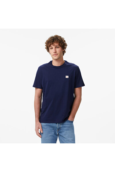 Calvin Klein Badge 30S Classic Men's Blue T-Shirt