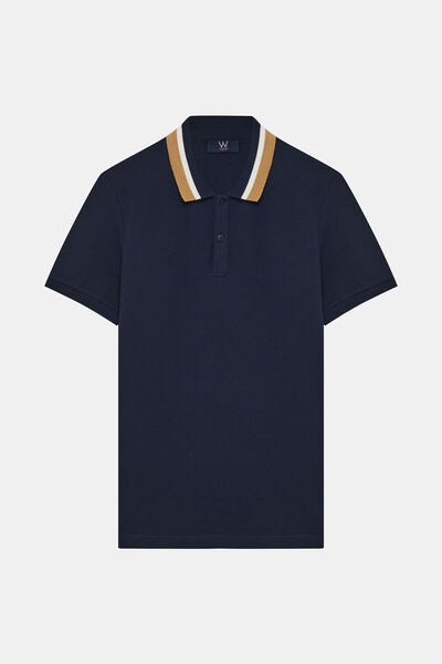 W Collection LACİVERT POLO YAKA T-SHİRT