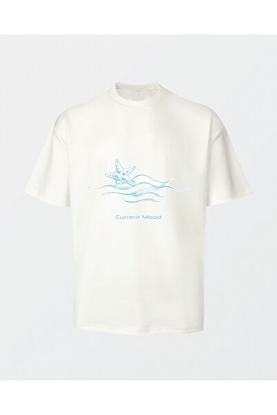 CurrentMood Oversize Bisiklet Yaka T-shirt