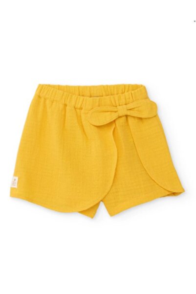 Tuc Tuc Girl's Bow Detailed Skirt 2-8 Years Yellow
