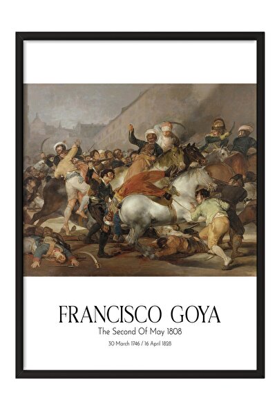 Postifull Francisco Goya, Slika sa crnim okvirom, Serija umetnosti BR:111870