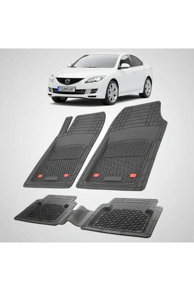 TEAMCAR Мазда 6 GH 5-врати хечбек 2008-2010 Стелки за под |   Черна серия – Т...